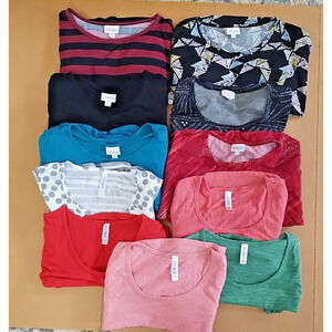 LuLaRoe Assorted Tops XSMALL Lot 11 pcs Classic Tunic Shirts T-Shirts Casual XS